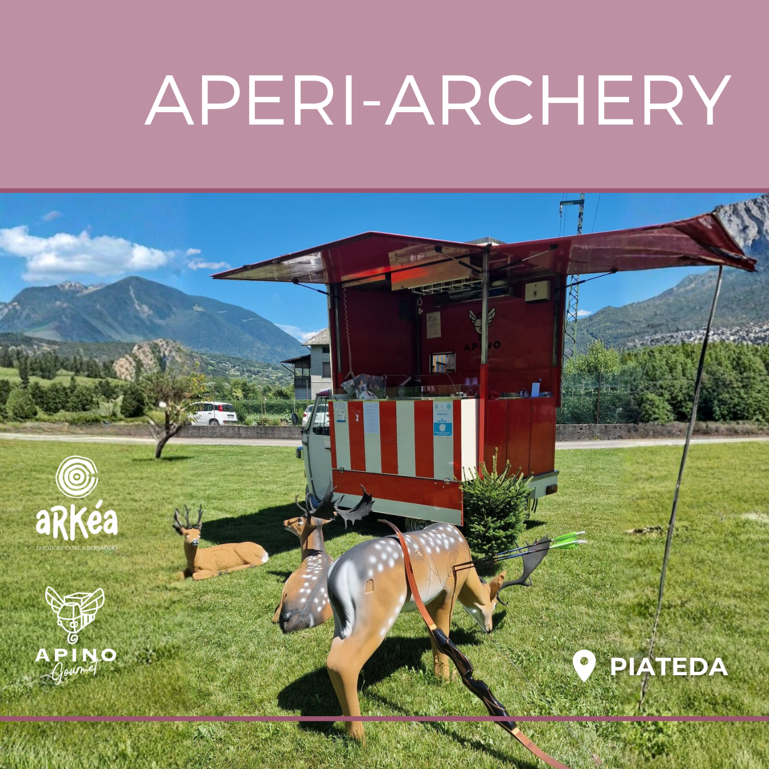 Lezione di tiro con l'arco e aperitivo