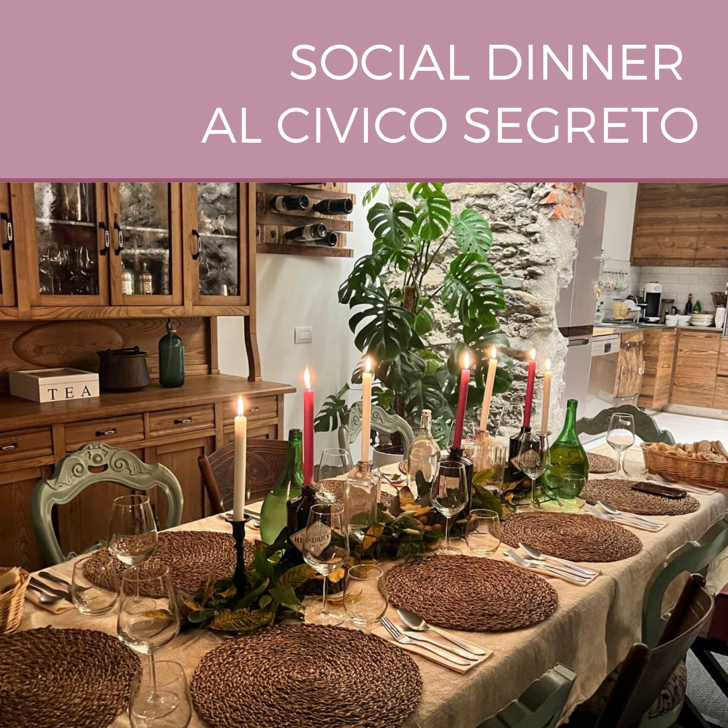 Cena in home restaurant con personal chef