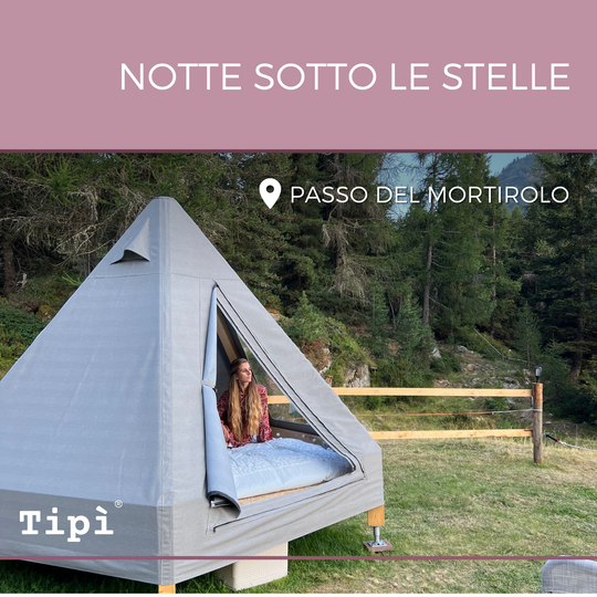Pernottamento in glamping per 2 persone con colazione inclusa