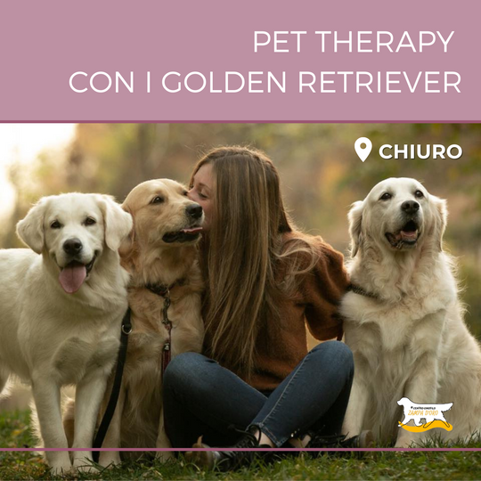 Pet Therapy con i Golden Retriever