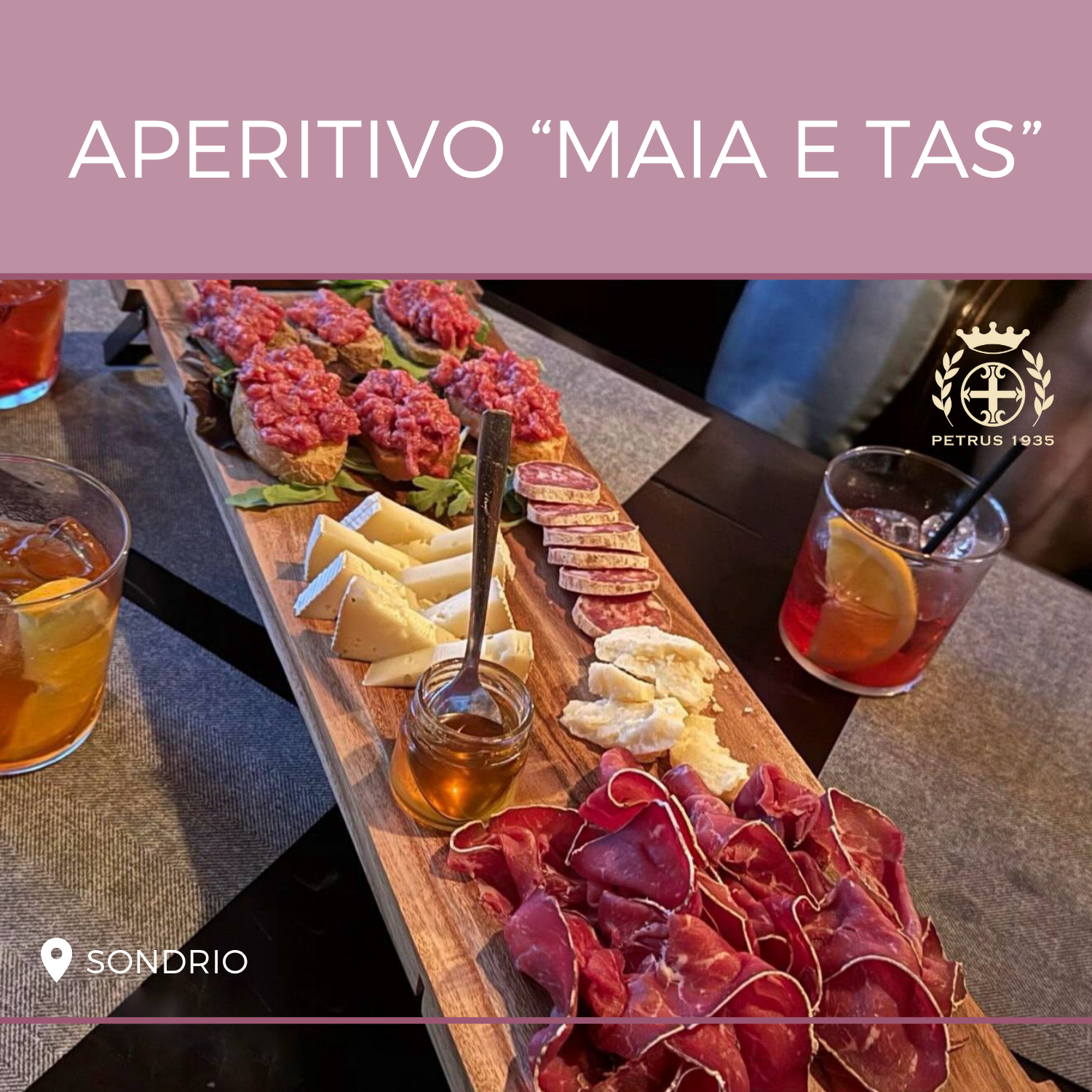 Aperitivo con tagliere per 2