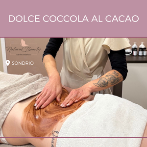 Scrub corpo al cacao con massaggio
