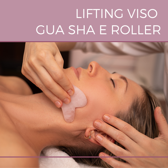 Lifting viso Gua Sha e Roller