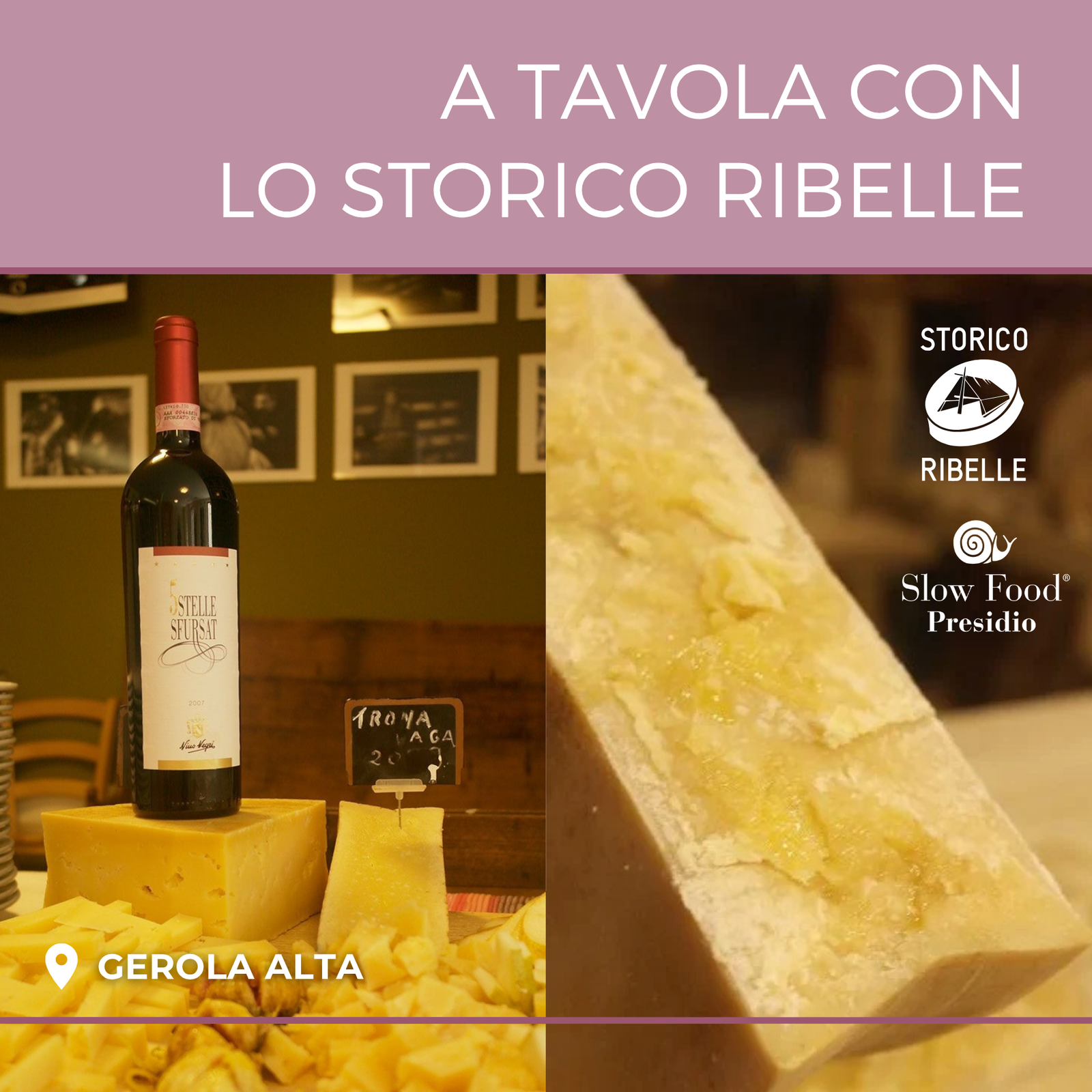 Visita guidata con pranzo e degustazione di formaggi presidio Slow Food