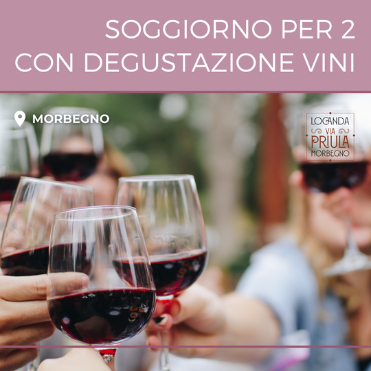 Pernottamento 1 notte per 2 persone con degustazione di vino