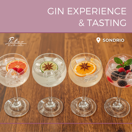 Degustazione di gin con tagliere