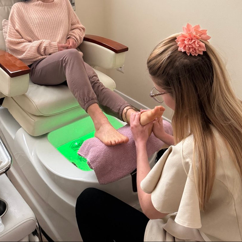 Massaggio gambe e piedi