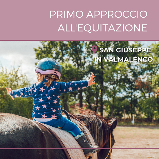 Primo approccio all'equitazione