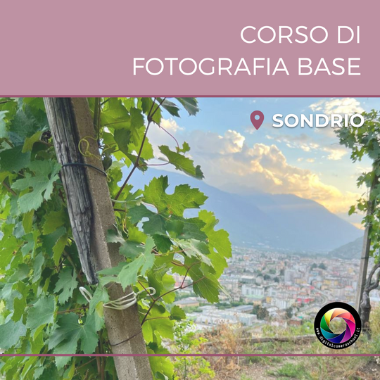 Basic Photography Course in Sondrio - from Monday, October 26, 2026